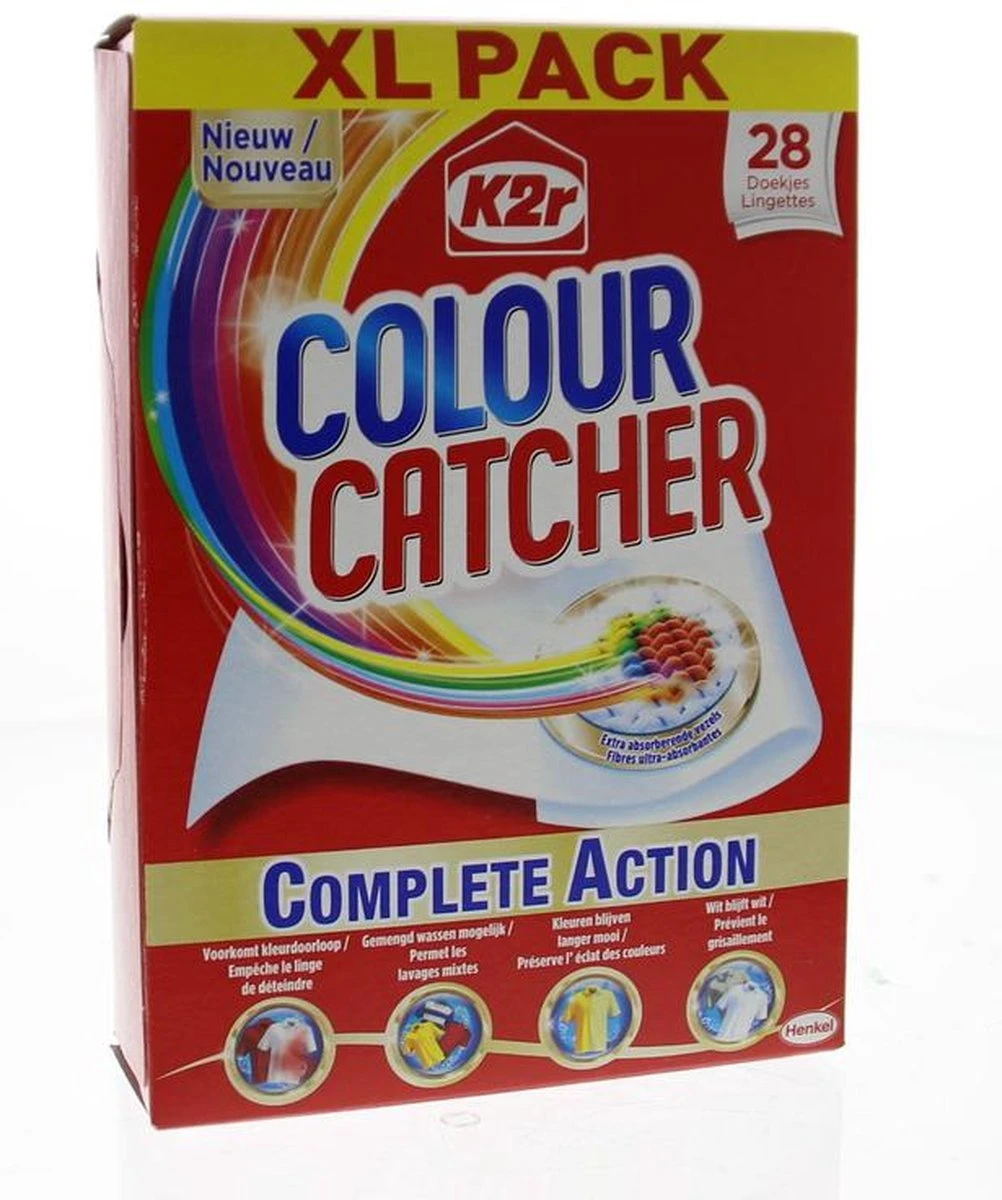 K2r Colour Catcher - Anti Kleurdoorloopdoekjes - Kleurbeschermer - 28 Stuks 6 K2r Colour Catcher - Anti Kleurdoorloopdoekjes - Kleurbeschermer - 28 Stuks - Afbeelding 6