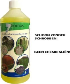 Alternative view of Biomos - Groene Aanslag Verwijderaar- Verwijdert Algen & Mossen - Universeel Reiniger