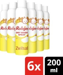 Robijn Zwitsal Dry Wash Spray - 6 X 200 Ml - Voordeelverpakking 9 Robijn Zwitsal Dry Wash Spray - 6 X 200 Ml - Voordeelverpakking -HG Sales 1013x1200