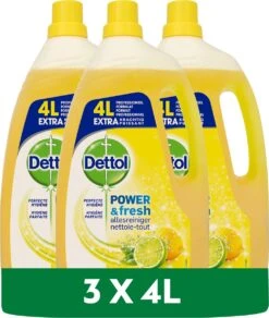 Alternative view of Dettol - Power & Fresh - Allesreiniger - Citrus - 3 X 4 Liter