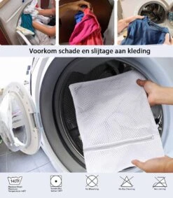 ForDig Wasnet Waszakjes (5 Stuks) Voor Lingerie En Fijne Was - Geschikt Voor Wasmachine - Met Rits - Wit -HG Sales 1047x1200 1
