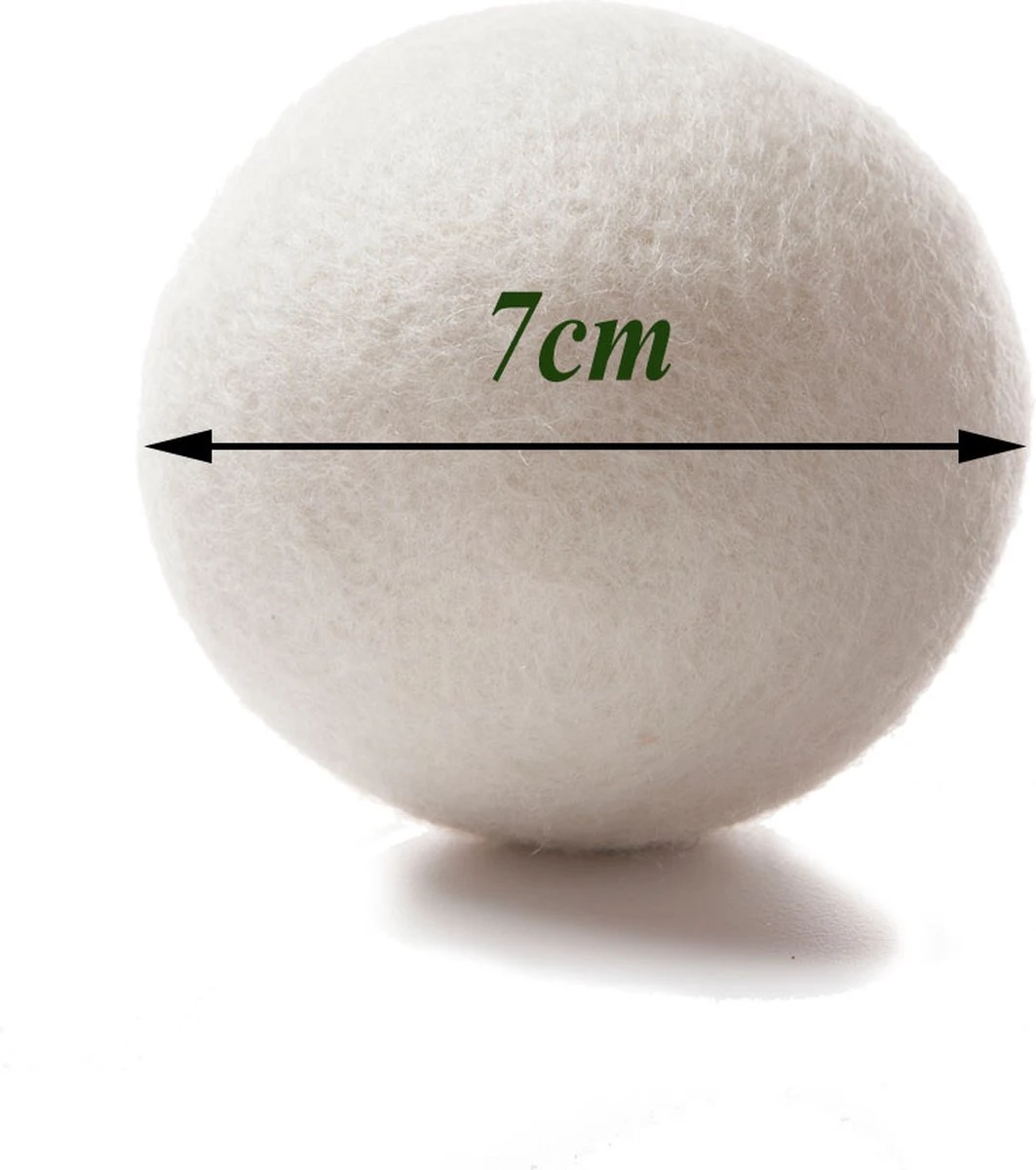 Geniet Van Gemak® | Herbruikbare Wollen Drogerballen | Wasbollen | Schaapswol | Duurzame En Energiebesparende Wasballen | 6 XL Drogerballen 6 Geniet Van Gemak® | Herbruikbare Wollen Drogerballen | Wasbollen | Schaapswol | Duurzame En Energiebesparende Wasballen | 6 XL Drogerballen - Afbeelding 6