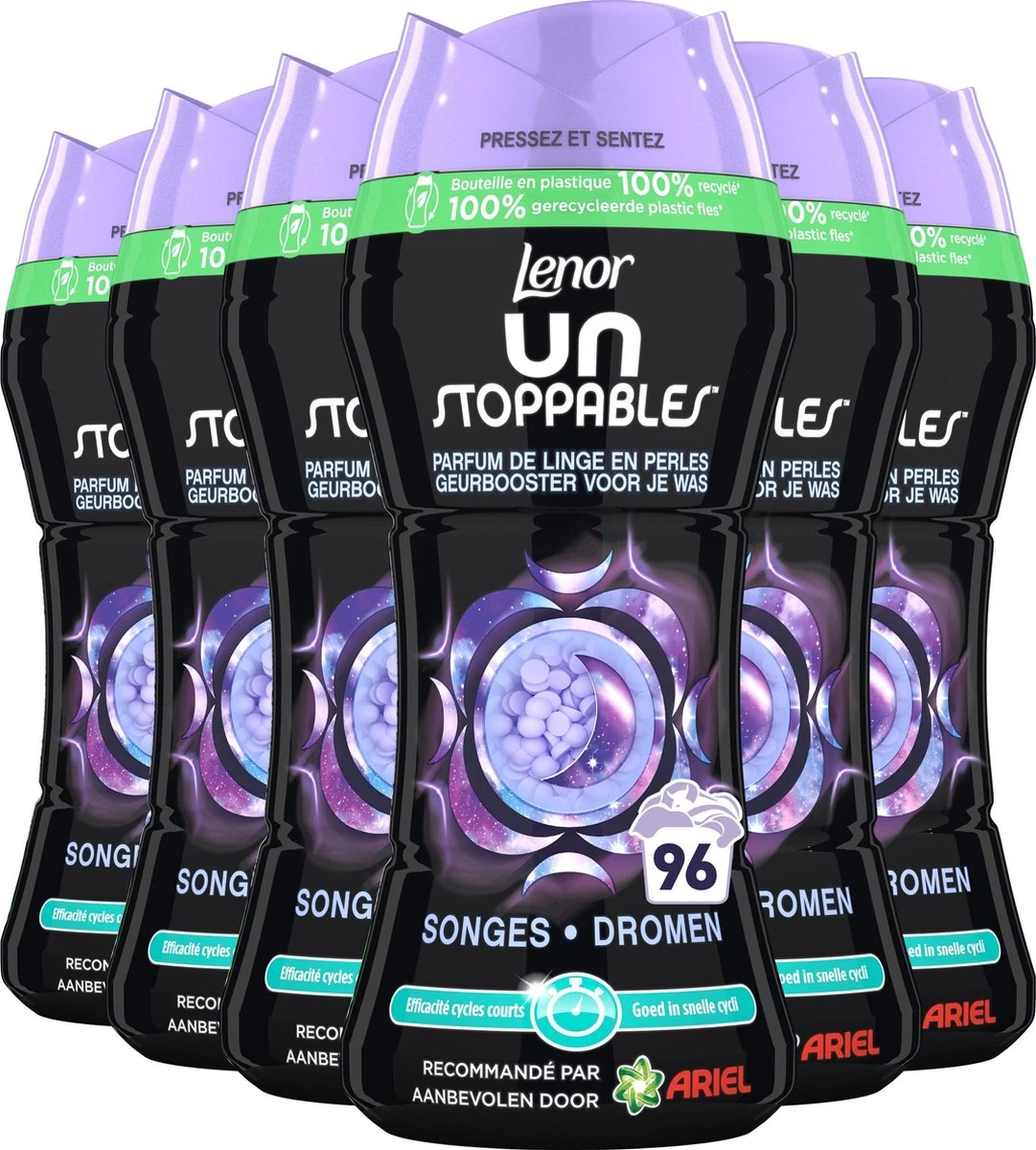 Lenor Geurbooster Dromen - Geurparels - 6x16 Wasbeurten - Voordeelverpakking 1 Lenor Geurbooster Dromen - Geurparels - 6x16 Wasbeurten - Voordeelverpakking