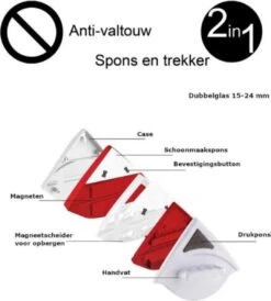 UP / Magnetische Raamwisser / Ruitenreiniger / Magnetische Glazenwasser / Glasreiniger Borstel / Ruitenwisser / Dubbele Magneet / Raamreiniger -HG Sales 1082x1200 3