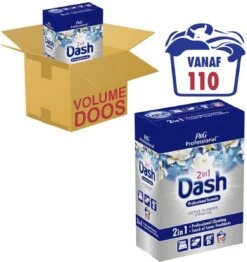 Dash 2 In 1 Lotusbloem En Lelie Waspoeder - XL Pack - 110 Wasbeurten -HG Sales 1131x1200