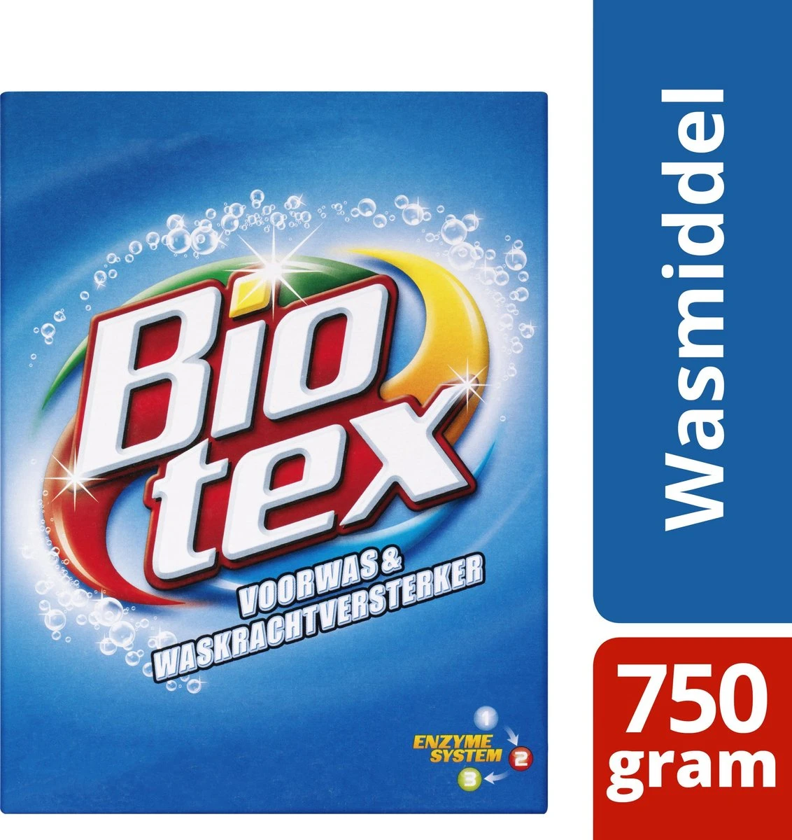Biotex Waspoeder Voorwas & Waskrachtversterker - 750 Gram 4 Biotex Waspoeder Voorwas & Waskrachtversterker - 750 Gram - Afbeelding 4