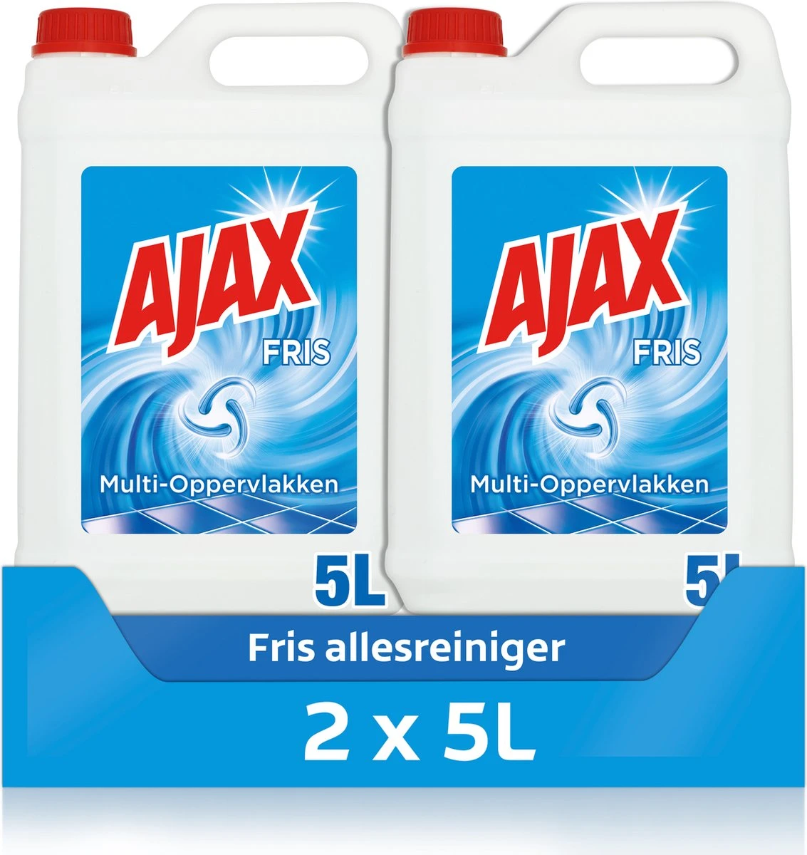 Ajax® Ajax Allesreiniger Fris 2 X 5L - Voordeelverpakking 1 Ajax® Ajax Allesreiniger Fris 2 X 5L - Voordeelverpakking