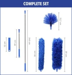Telescopische Plumeau – Uitschuifbaar – Microvezel – Set Van 3 Opzetstukken – Stoffer – Ragebol -HG Sales 1147x1200 9