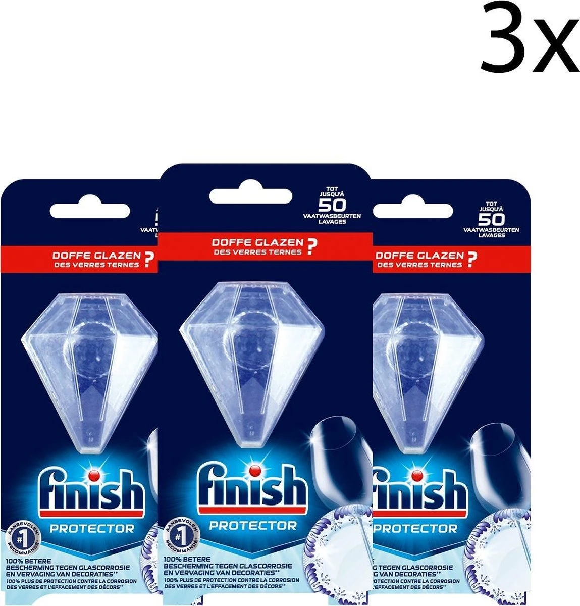 Finish Glans Protector Vaatwasmiddel - 1 Stuk X3 1 Finish Glans Protector Vaatwasmiddel - 1 Stuk X3