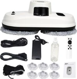 Merkloos Calodi® Robot Ramenwasser - Robot Ruitenreiniger - Ramenwasser Robot - Ramenwisser - Elektrische Glazenwasser - Incl. Afstandsbediening - Wit -HG Sales 1167x1200 3