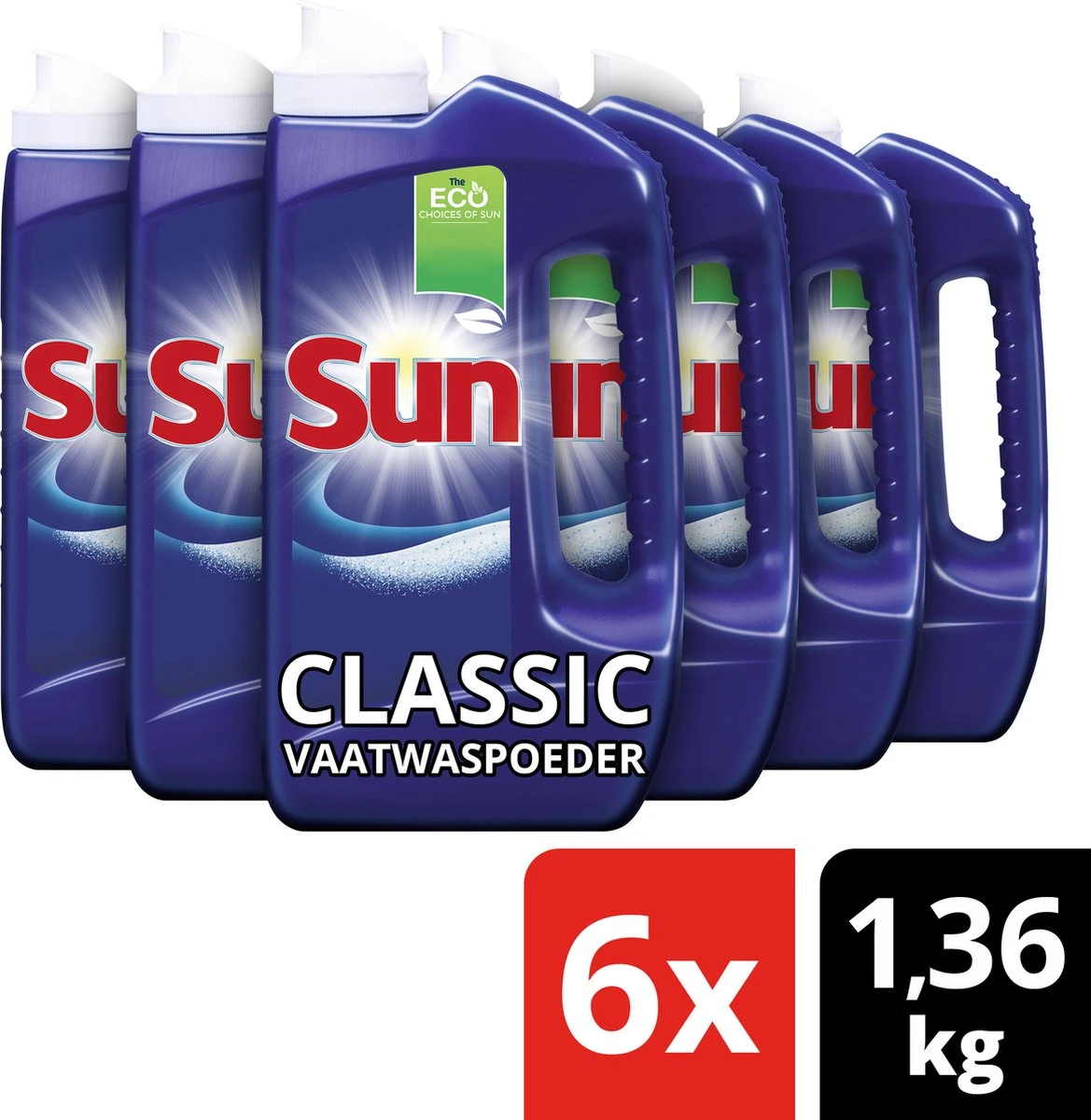SUN® Sun Classic Normaal Vaatwaspoeder - 6 X 80 Wasbeurten - Voordeelverpakking 3 SUN® Sun Classic Normaal Vaatwaspoeder - 6 X 80 Wasbeurten - Voordeelverpakking - Afbeelding 3