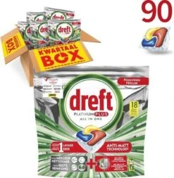 Dreft Platinum Plus Citroen - Voordeelverpakking 5x18 Stuks - Wasmiddel Capsules -HG Sales 1170x1200 5