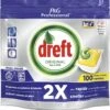 Dreft - Original - All In One - Vaatwastabletten - Citroen - 100 Stuks