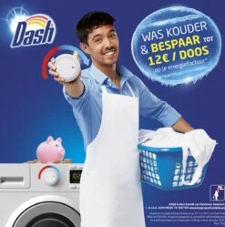 Dash All In 1 Wasmiddel Pods - Oceaanrust Wascapsules - Voordeelverpakking 3 X 40 Wasbeurten -HG Sales 1189x1200