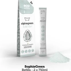 Alternative view of SophieGreen Eco-Refill Pakket; Allesreiniger Blue Rebel En Orange Patchouli, +Keukenreiniger + Badkamerreiniger (4x2 Navulling= 8 X750ml)