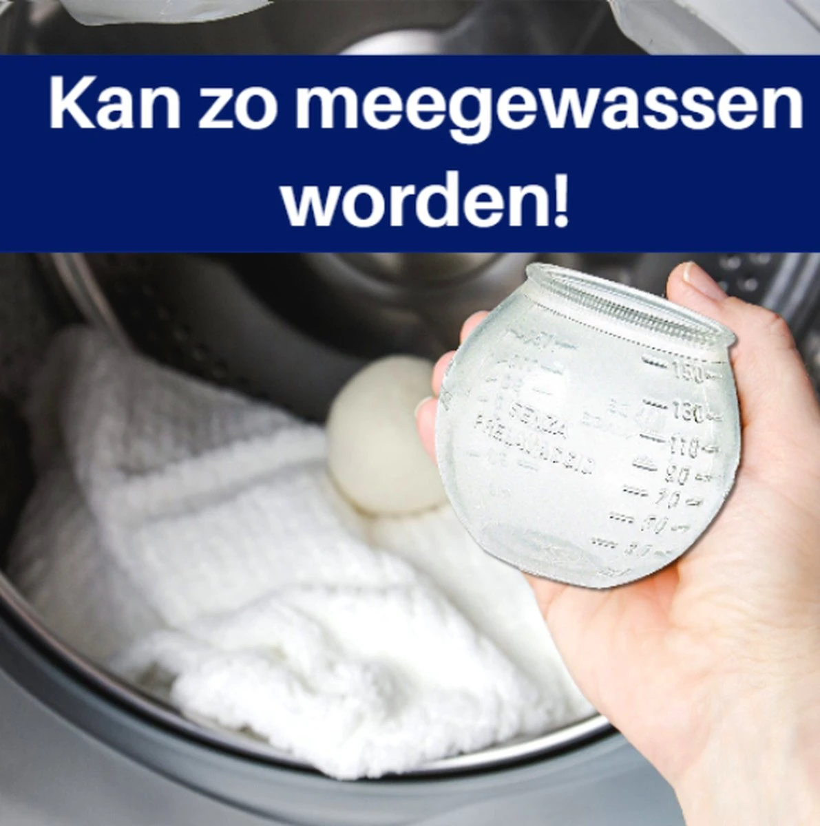 Waspakket - 6 Drogerballen - 2 Wasbollen - Maatschepje - Wasdoekje - Doseerbol - Wasbol - Doseerbollen 9 Waspakket - 6 Drogerballen - 2 Wasbollen - Maatschepje - Wasdoekje - Doseerbol - Wasbol - Doseerbollen - Afbeelding 9