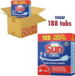 SUN® Sun Professional Vaatwastabletten - 188 Stuks -HG Sales 1195x1200 5