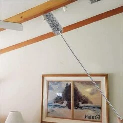 Fain® Plumeau Met Telescoopsteel – Grijs – 80 Tot 240 Cm - Uitschuifbaar – Wasbaar - Flexibel 360° Draaibaar – Duster - Microvezel Ragebol -HG Sales 1198x1200 46