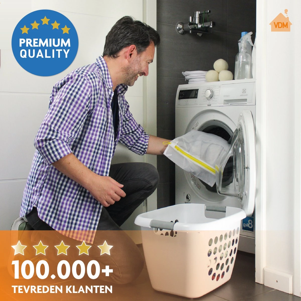 LaundrySpecialist Waszakken Voor Wasgoed - Set Van 3 Stuks - Ook Te Gebruiken Als Travel Organizer 7 LaundrySpecialist Waszakken Voor Wasgoed - Set Van 3 Stuks - Ook Te Gebruiken Als Travel Organizer - Afbeelding 7