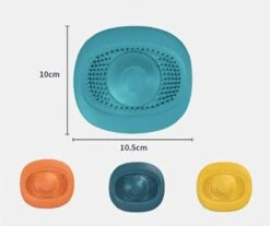 Heuts Goods - Gootsteenzeef - Gootsteenstop - Afvoerzeef - Afvoerstop - Spoelbal - Bad - Douchebak - Keuken - Wasbak - Badkuip - Siliconen - Donkerblauw -HG Sales 1200x1006