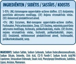 Neutral Waspoeder Kleur - Dermatologisch Getest, Parfumvrij En Hypoallergeen - 4 X 45 Wasbeurten -HG Sales 1200x1010