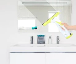 Alpina Elektrische Ramenwasser - Ruitenreiniger 635GR - Oplaadbare Raamtrekker - 3,7V Lithiumbatterij - Batterijduur 30 Minuten - 70ML Waterreservoir - Wit/Geel -HG Sales 1200x1010 3