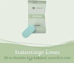Alternative view of Cosmeau Keukenreiniger 6 Stuks Tabletten Cleaning Tabs Schoonmaak Tabs - Kitchen- Navulverpakking - Refill