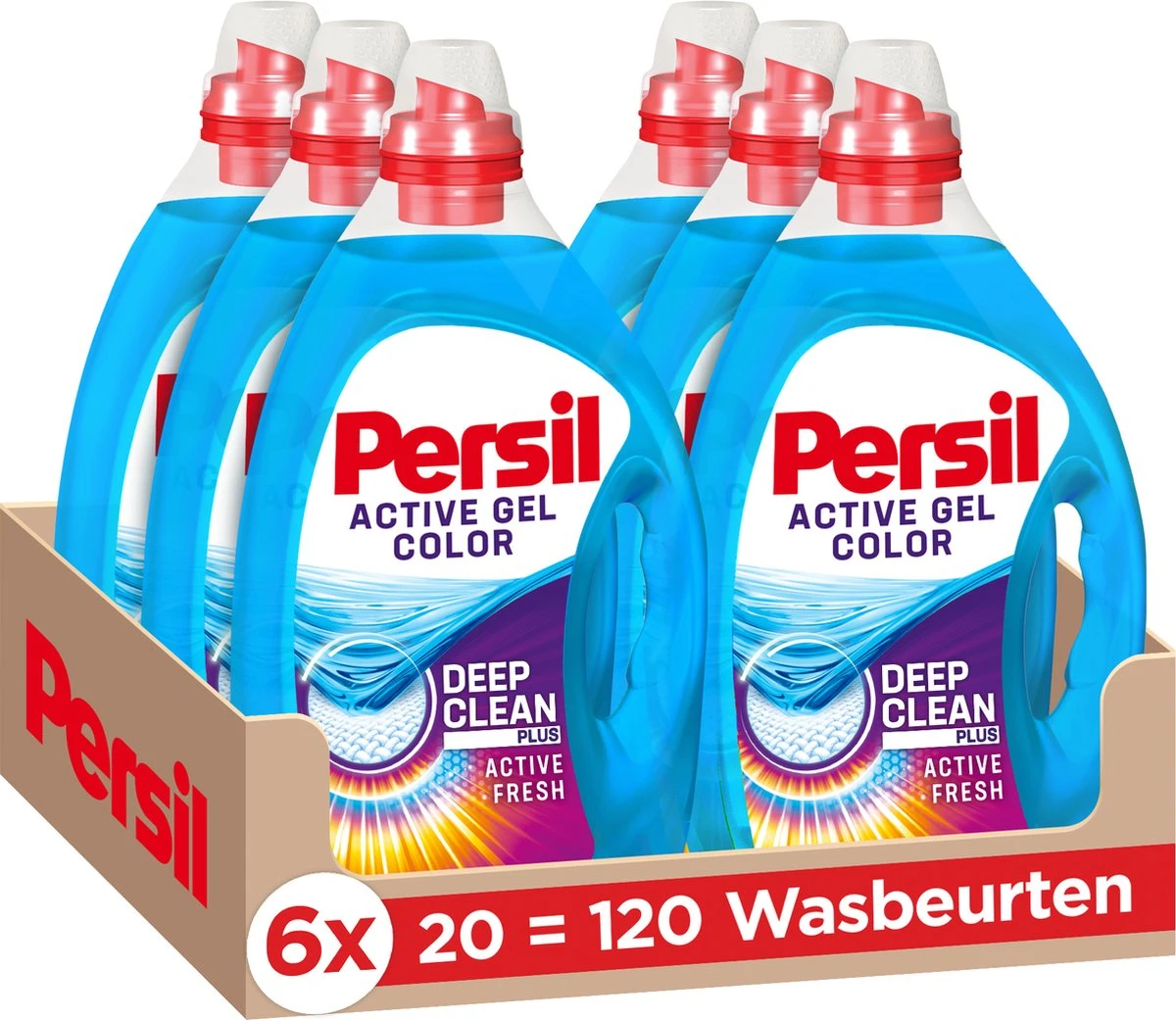 Persil® Persil Active Gel Color - Vloeibaar Wasmiddel - Voordeelverpakking - 6 X 20 Wasbeurten 1 Persil® Persil Active Gel Color - Vloeibaar Wasmiddel - Voordeelverpakking - 6 X 20 Wasbeurten