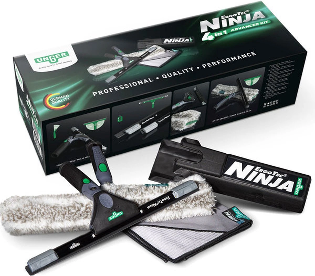 Unger Ninja 4in1 Advanced Kit 1 Unger Ninja 4in1 Advanced Kit