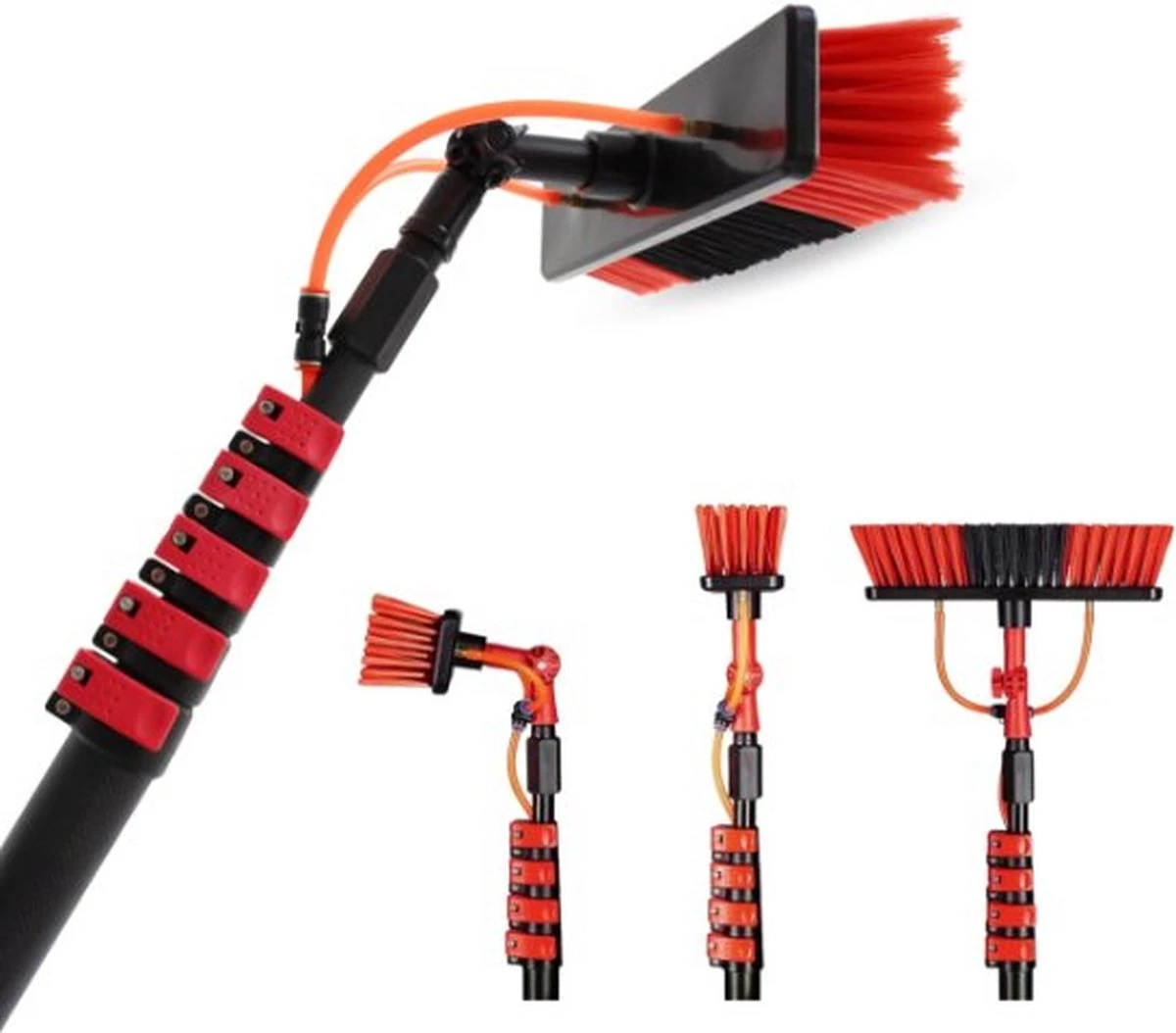 Chimb Telescopische Wasborstel - Uitschuifbare Waterborstel - Ramenwassen - 4,6 Meter - Met Zeepdispenser 5 Chimb Telescopische Wasborstel - Uitschuifbare Waterborstel - Ramenwassen - 4,6 Meter - Met Zeepdispenser - Afbeelding 5