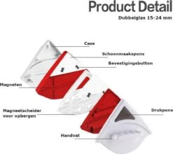 Merkloos Magnetische Raamwisser - Ruitenreiniger - Inclusief 24 Sponsjes + 4 Wissers + 4 Buttons 12 Merkloos Magnetische Raamwisser - Ruitenreiniger - Inclusief 24 Sponsjes + 4 Wissers + 4 Buttons -HG Sales 1200x1069 2