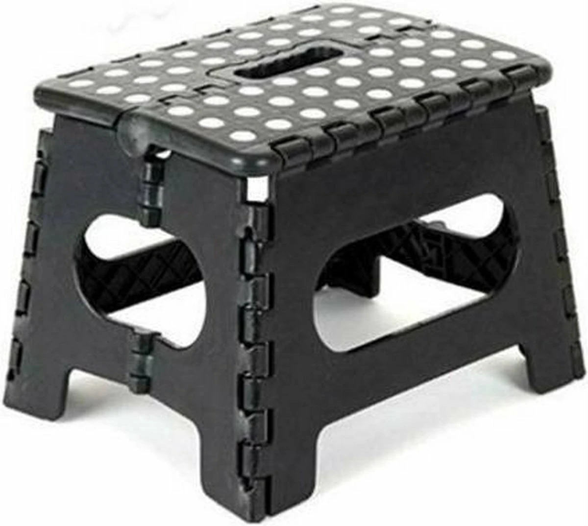 Opvouwbare Kruk - Keukentrap - Zwart 8 Opvouwbare Kruk - Keukentrap - Zwart - Afbeelding 8