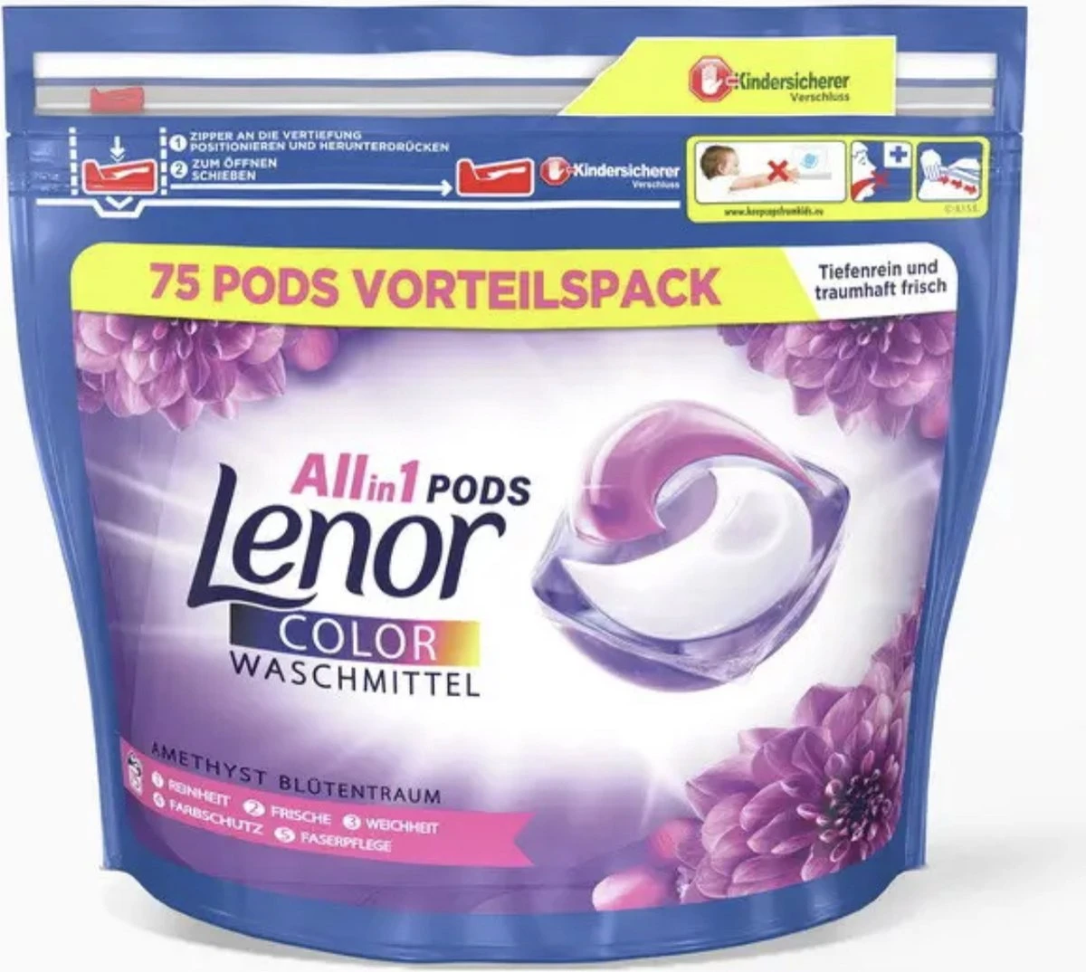 75PODS-LENOR COLOR ALL IN1- EXTRA HYGIENE -WASMIDDEL CAPSULES-PODS 1 75PODS-LENOR COLOR ALL IN1- EXTRA HYGIENE -WASMIDDEL CAPSULES-PODS