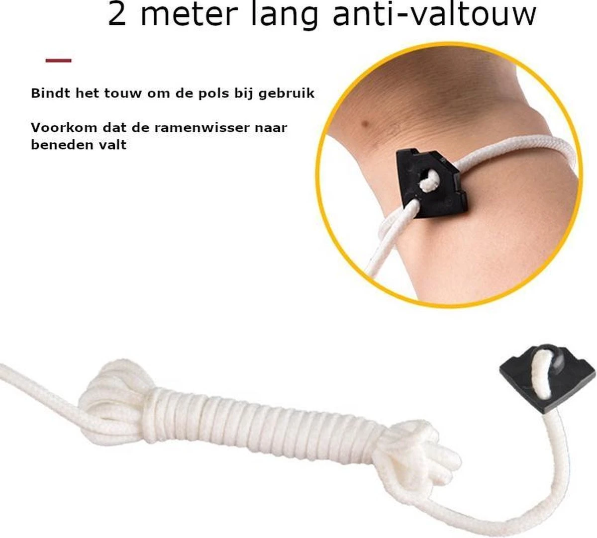 Merkloos Magnetische Raamwisser - Ruitenreiniger - Inclusief 24 Sponsjes + 4 Wissers + 4 Buttons 8 Merkloos Magnetische Raamwisser - Ruitenreiniger - Inclusief 24 Sponsjes + 4 Wissers + 4 Buttons - Afbeelding 8