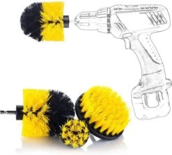 Merkloos 3 Delige Borstelset Voor Boormachine, Opzetstuk Voor Boormachine, Reinigingsborstels, Boorborstels -HG Sales 1200x1083 4