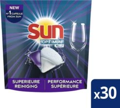 SUN® Sun Optimum All-in 1 Regular Capsules - 30 Vaatwastabletten - Maandbox -HG Sales 1200x1084 5