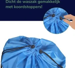 Alternative view of Wonair - Waszakken Voor Wasgoed - 60x90cm - Hemelsblauw - Met Trekkoord