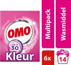 Omo Kleur Waspoeder - 6 X 14 Wasbeurten - Voordeelverpakking -HG Sales 1200x1097