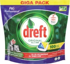Dreft - Original - All In One - Vaatwastabletten - Citroen - 100 Stuks -HG Sales 1200x1101 4