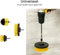 Professionele 4 Delige Borstelset Voor De Boormachine Incl. Verlengstuk, Deze Schoonmaak Schuurborstel Elektrisch Opzetborstel Schrobborstel Set Is Geschikt Als Schrobber Voor Badkamer, Auto, Keuken En Tuin 15 Professionele 4 Delige Borstelset Voor De Boormachine Incl. Verlengstuk, Deze Schoonmaak Schuurborstel Elektrisch Opzetborstel Schrobborstel Set Is Geschikt Als Schrobber Voor Badkamer, Auto, Keuken En Tuin -HG Sales 1200x1105 2