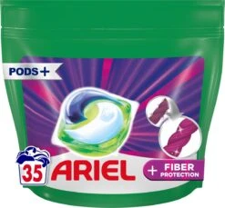 Alternative view of Ariel All In 1 Wasmiddel Pods +Extra Vezelbescherming - Wascapsules - 35 Wasbeurten