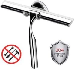 Merkloos Luxe Douchewisser 25 Cm - Aluminium - Inclusief Ophangsysteem - Trekker - Badkamer Accessoires - Raamwisser - Roestvrij Staal -HG Sales 1200x1114 2