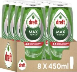 Dreft MaxPower - Vloeibaar Afwasmiddel - Voordeelverpakking 8 X 450 Ml 19 Dreft MaxPower - Vloeibaar Afwasmiddel - Voordeelverpakking 8 X 450 Ml -HG Sales 1200x1124 7