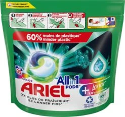 Ariel All In 1 Wasmiddel Pods + Touch Van Lenor Unstoppables - Wascapsules - Voordeelverpakking - 3 X 35 Wasbeurten -HG Sales 1200x1126 1