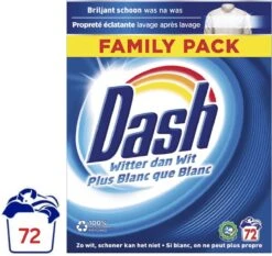 Dash Waspoeder Original Wit - Wasmiddel - 72 Wasbeurten - Voordeelverpakking 5 Dash Waspoeder Original Wit - Wasmiddel - 72 Wasbeurten - Voordeelverpakking -HG Sales 1200x1130