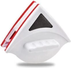 Merkloos Magnetische Raamwisser - Ruitenreiniger - Dubbel Glas - Rood - 5-24 Mm Glas