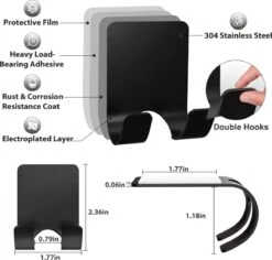 BOTC Douchewisser - Raamwisser - Silicone - 21cm X 16cm - Badkamer Accessoires -Zwart 11 BOTC Douchewisser - Raamwisser - Silicone - 21cm X 16cm - Badkamer Accessoires -Zwart -HG Sales 1200x1148 19