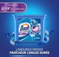 Dash All In 1 Wasmiddel Pods - Oceaanrust Wascapsules - Voordeelverpakking 3 X 40 Wasbeurten -HG Sales 1200x1156