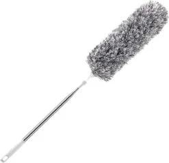 Fain® Plumeau Met Telescoopsteel – Grijs – 80 Tot 280 Cm - Uitschuifbaar – Wasbaar - Flexibel 360° Draaibaar – Duster - Microvezel Ragebol -HG Sales 1200x1163 3