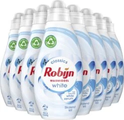 Robijn Klein & Krachtig Classics Stralend Wit Vloeibaar Wasmiddel - 8 X 19 Wasbeurten - Voordeelverpakking -HG Sales 1200x1165 2